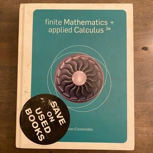 Finite Mathematics + applied calculus 5e